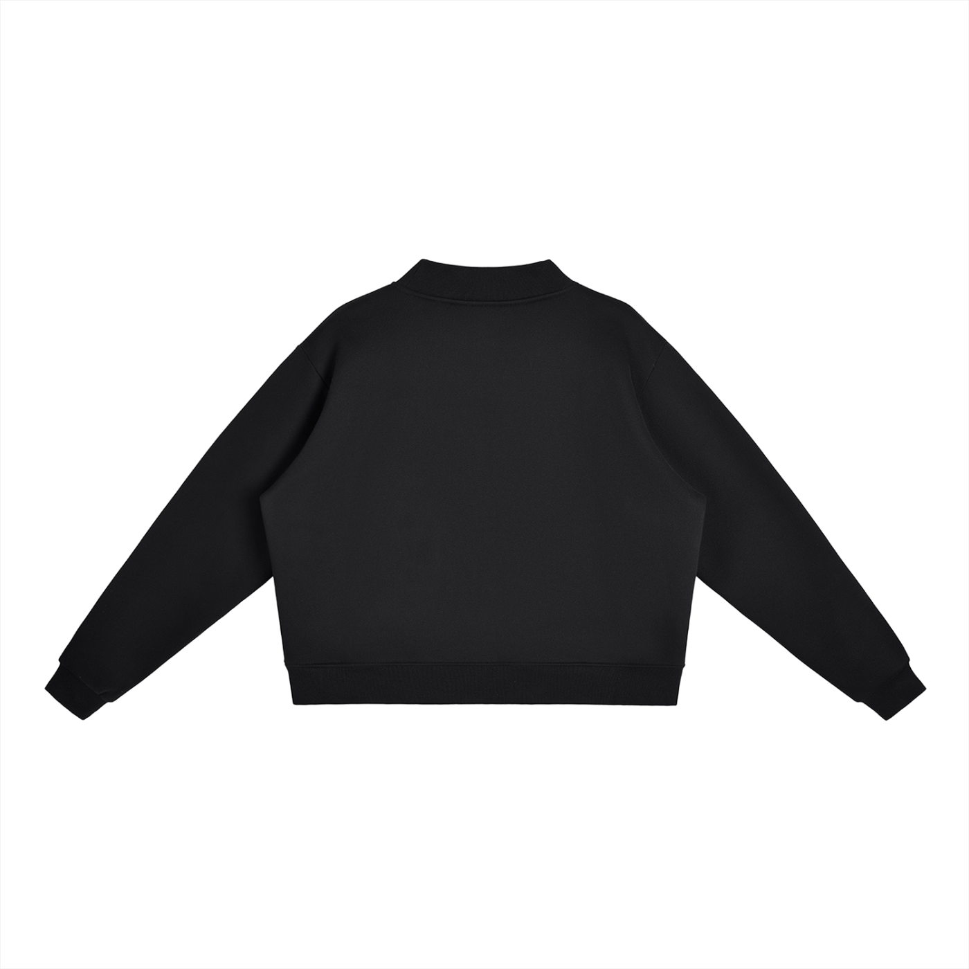 Methods Fleece Mock-Neck Crew Sweatshirt