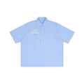 Methods x Striped Boxy Short Sleeve Shirt