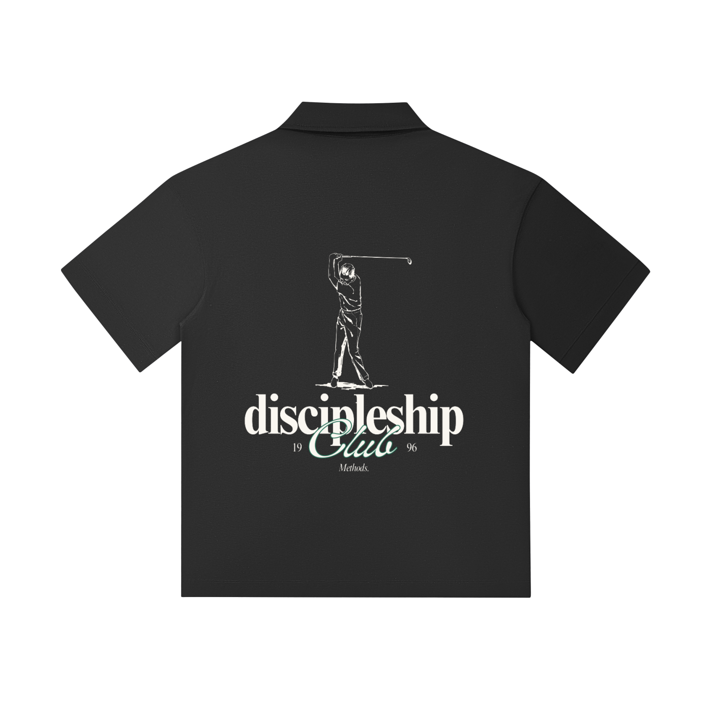Drop Shoulder Short-Sleeve Polo
