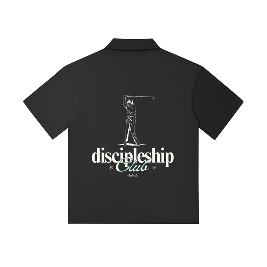 Drop Shoulder Short-Sleeve Polo