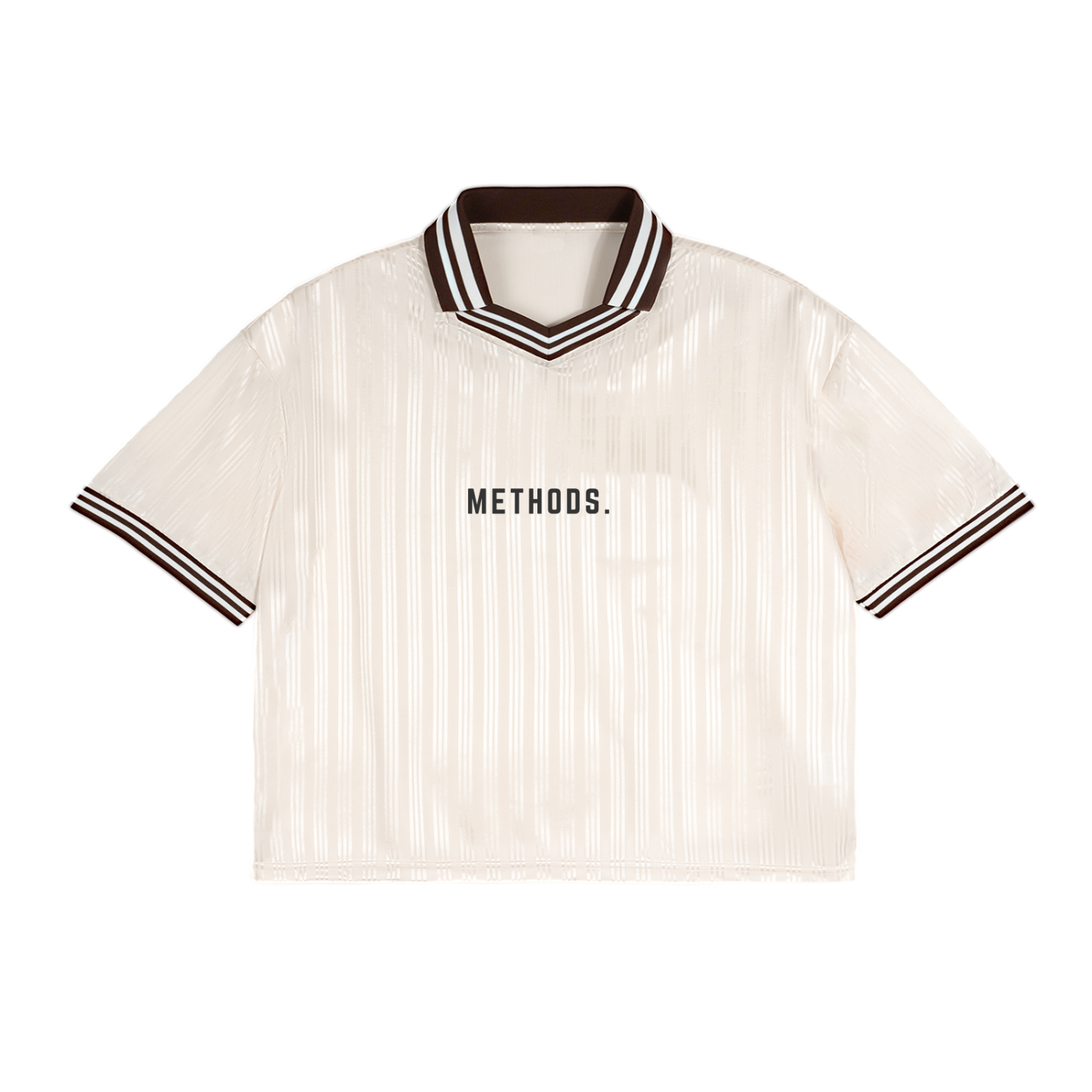 Methods X Stripes Polo Collar T-Shirt