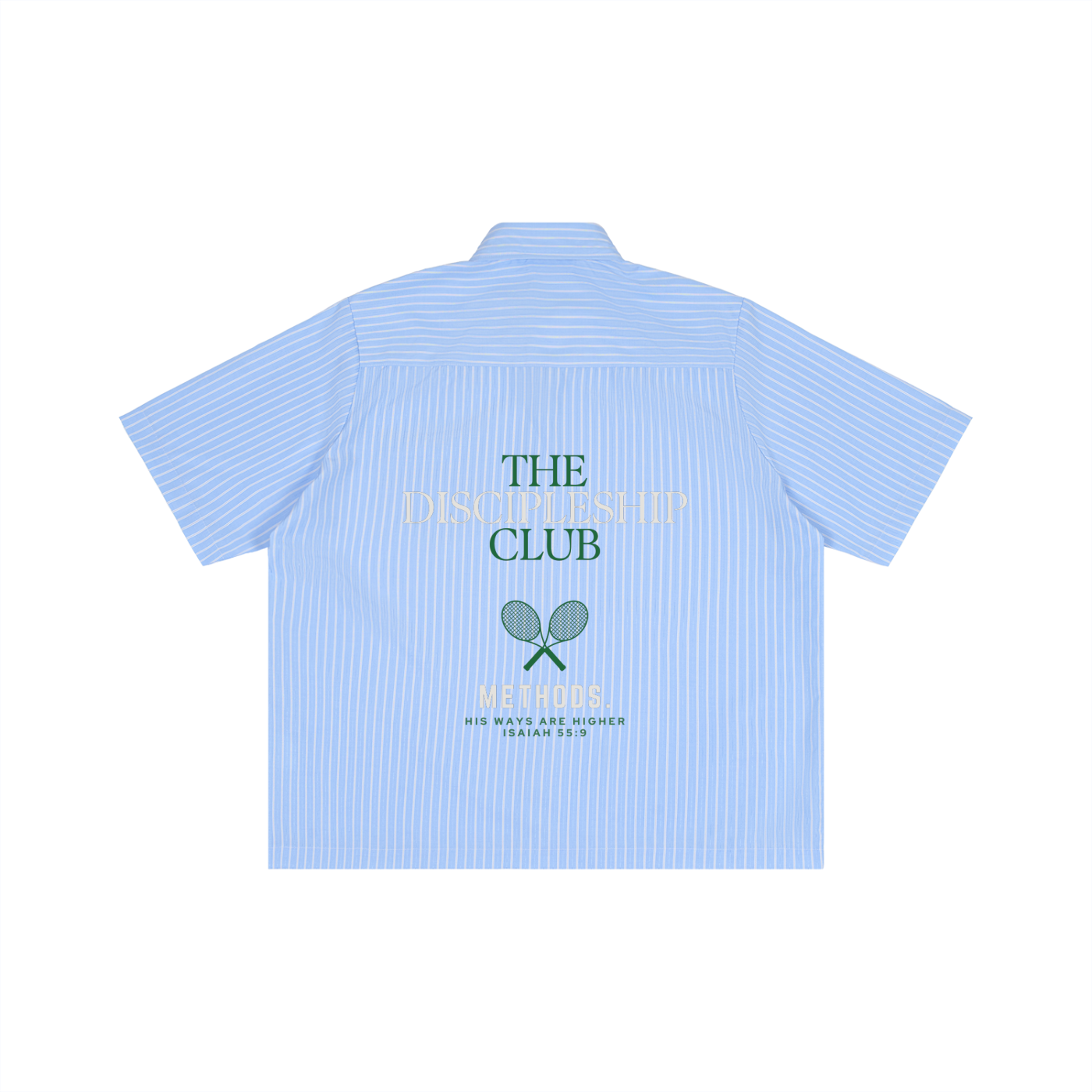Methods x Striped Boxy Short Sleeve Shirt