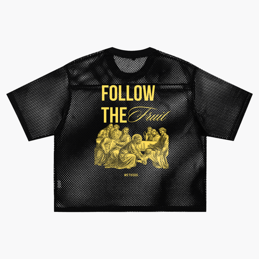 See-through Boxy Net T-shirt