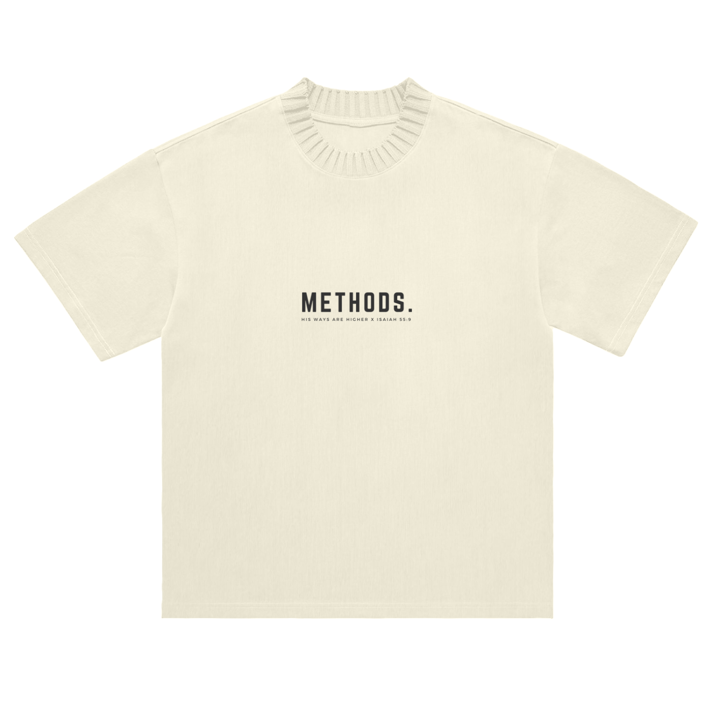 Methods Knitted Round Neck T-Shirt