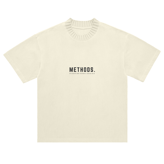 Methods Knitted Round Neck T-Shirt