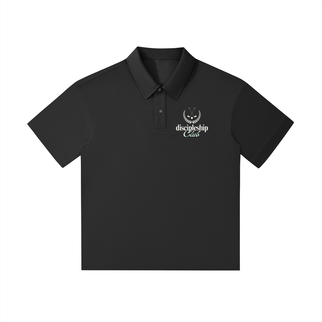 Drop Shoulder Short-Sleeve Polo